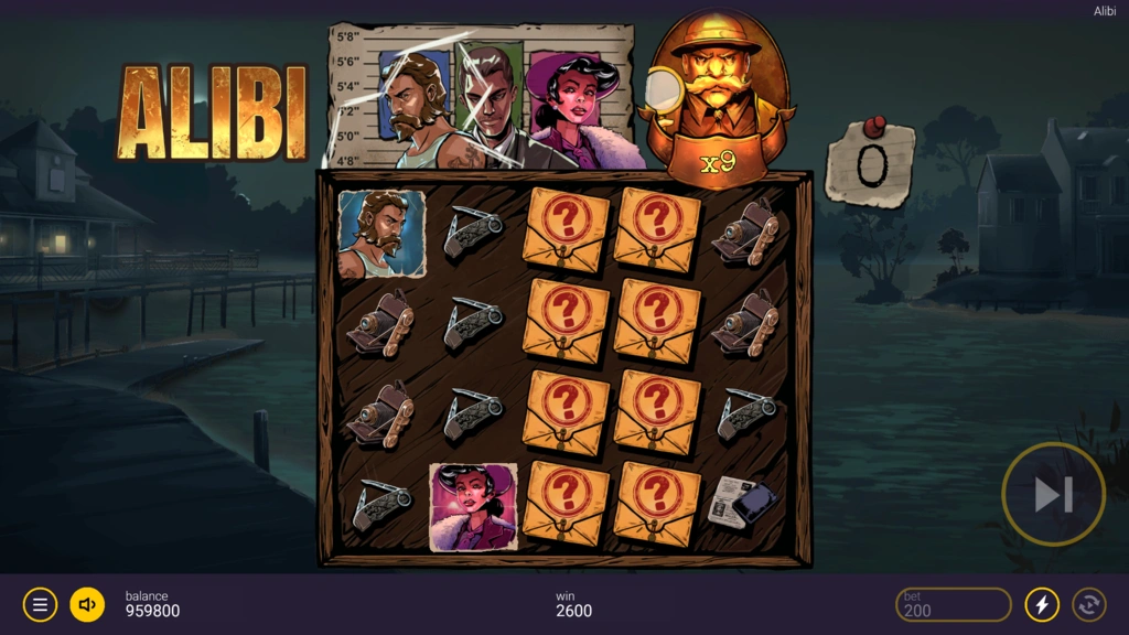 Alibi - Mystery Symbol Feature